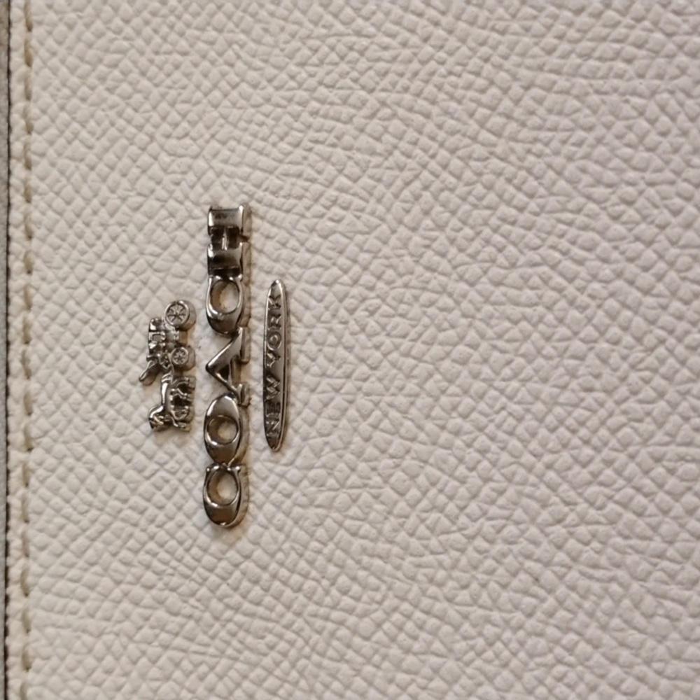 Coach White To Pink Gradient Leather Wristlet (Lightly Used) - Picture 2 of 7